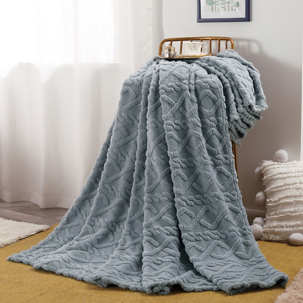 Gemütliche Cloud Haven Fleece-Wurfdecke für Wärme & Komfort