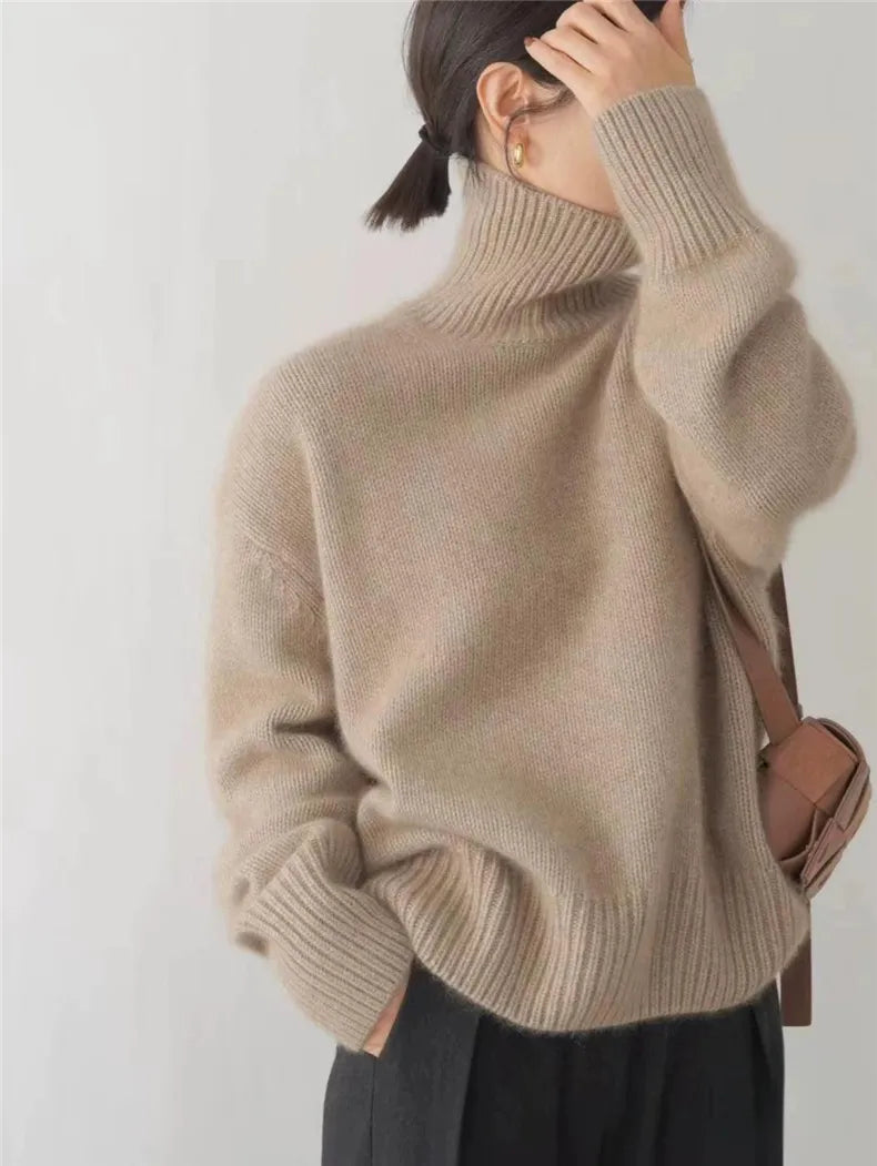 Luna - Wollrollkragenpullover