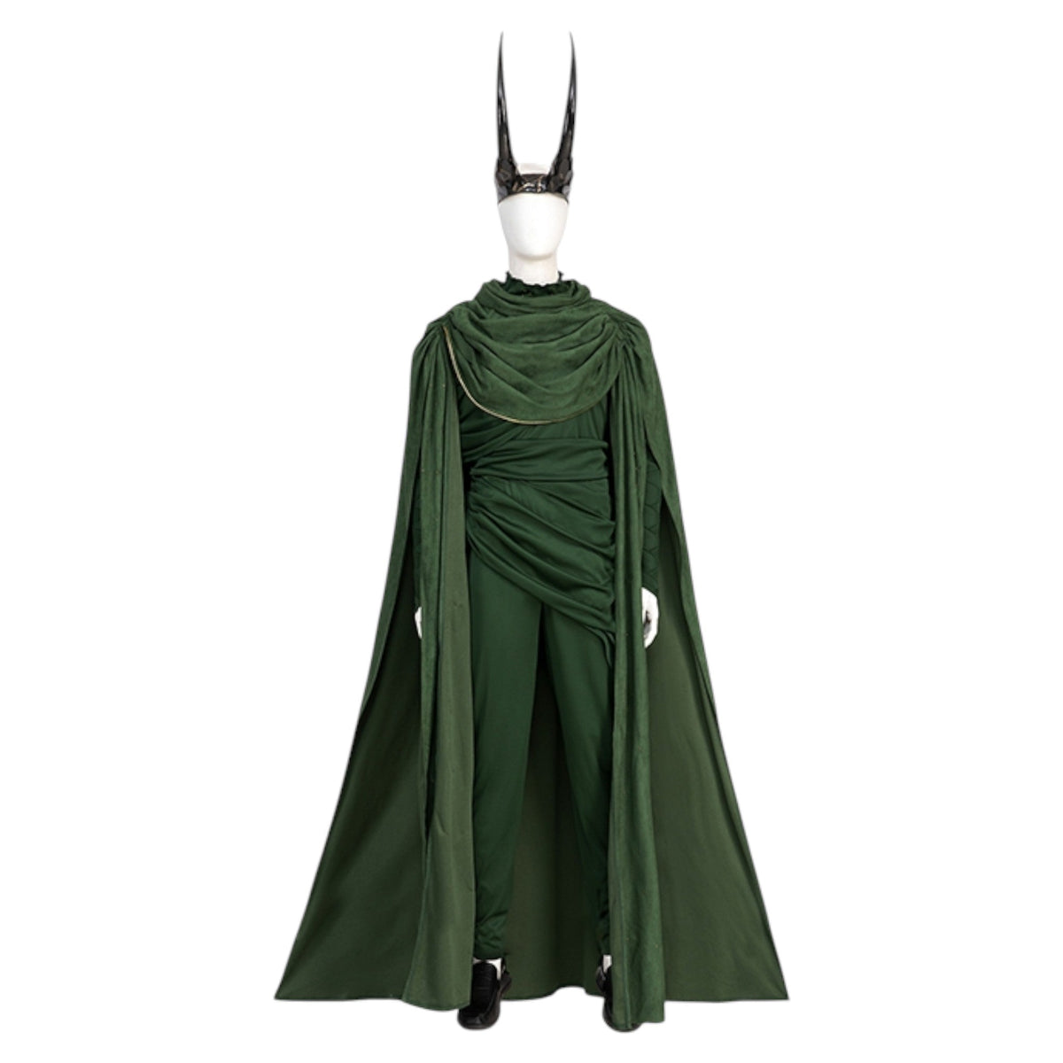 Loki-Staffel-2-Kostümbundle für Erwachsene mit Replik-Hörnern