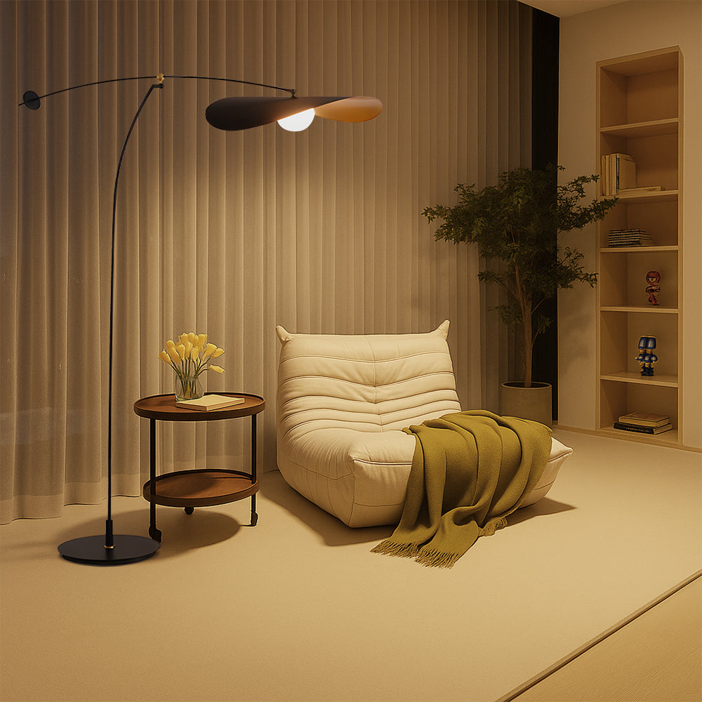 Adjustable Modern Arc Floor Lamp | Stylish Metal Design for Living Room