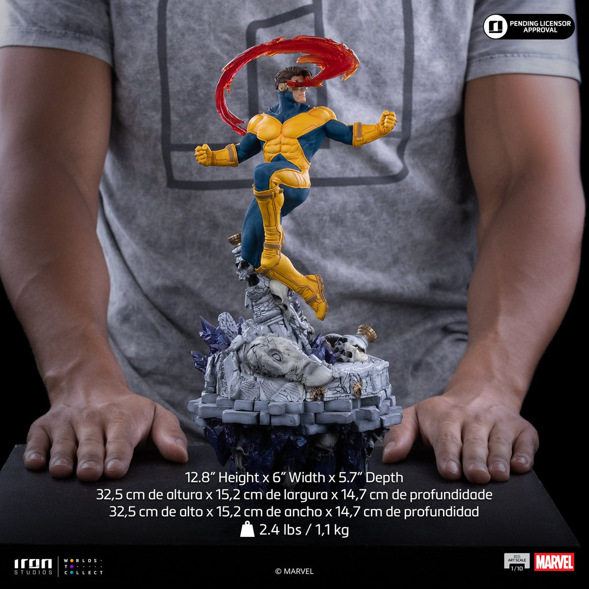 Statue d’exposition Art Scale 1/10 Cyclops Deluxe Infinity Gauntlet Diorama - Iron Studios