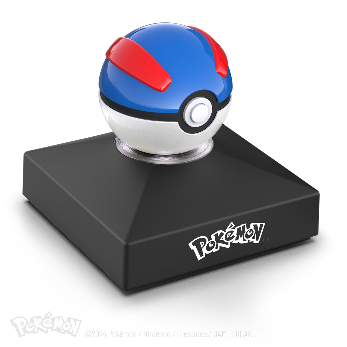Réplique interactive de la Mini Super Ball en métal moulé Pokémon