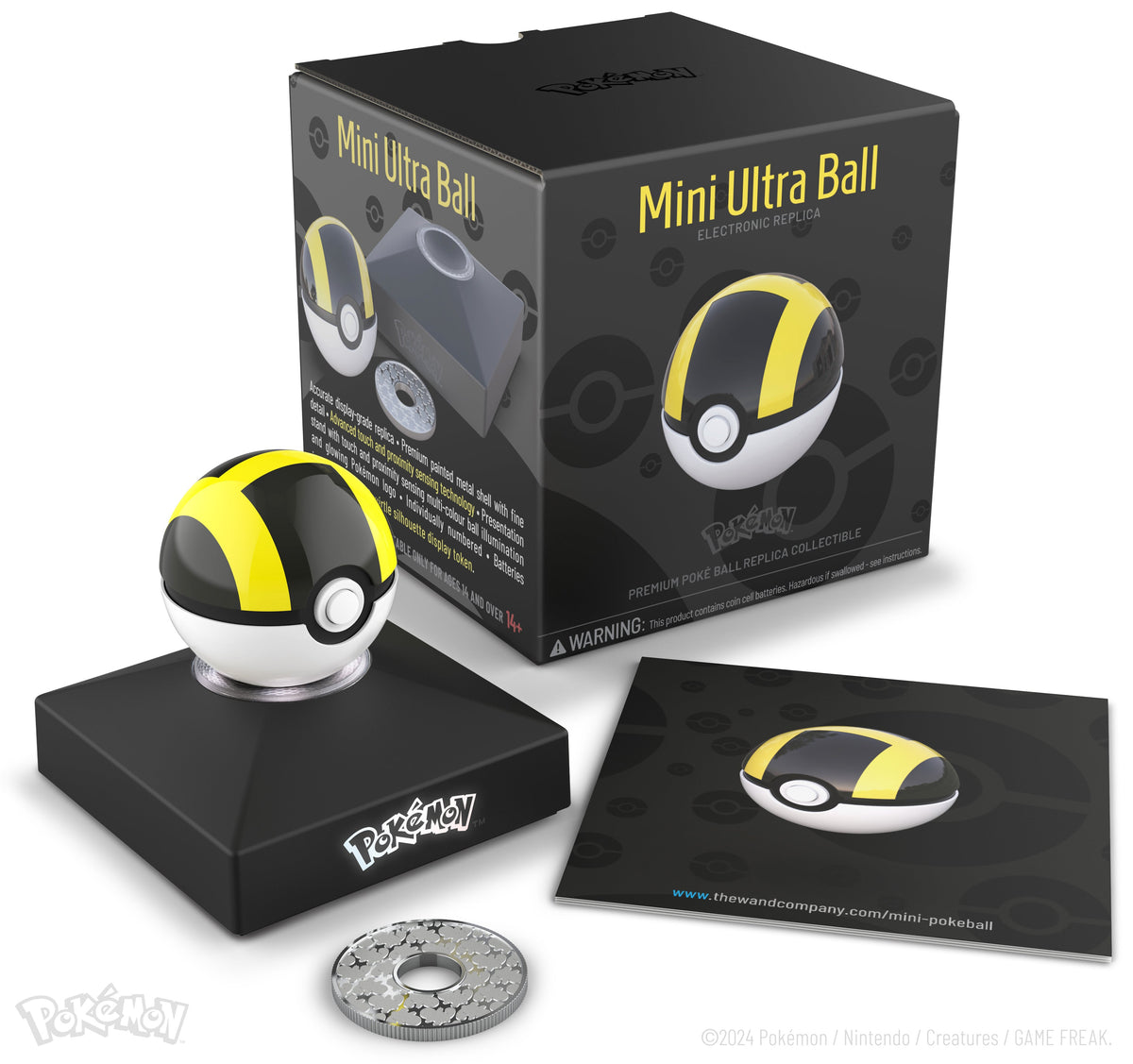 Pokémon Die-Cast Mini-Ultraball interaktive Replik