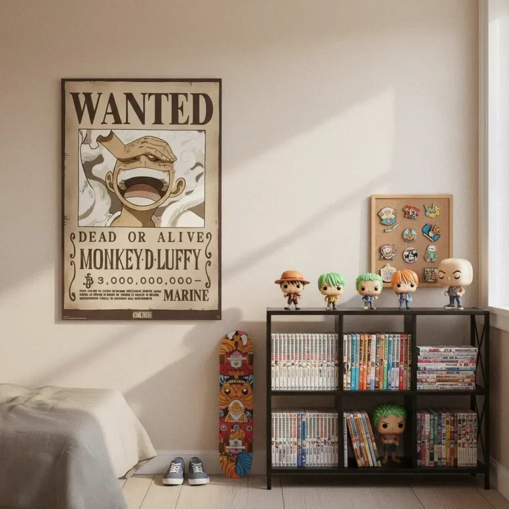One Piece Wanted Luffy Wano Maxi Wall Poster - 61 x 91.5 cm