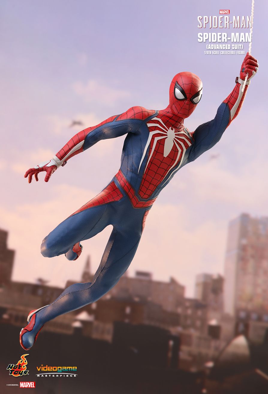 Spider-Man (Advanced-Suit-Version) 1/6-Actionfigur - Hot Toys