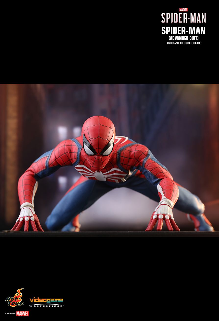 Spider-Man (Advanced-Suit-Version) 1/6-Actionfigur - Hot Toys