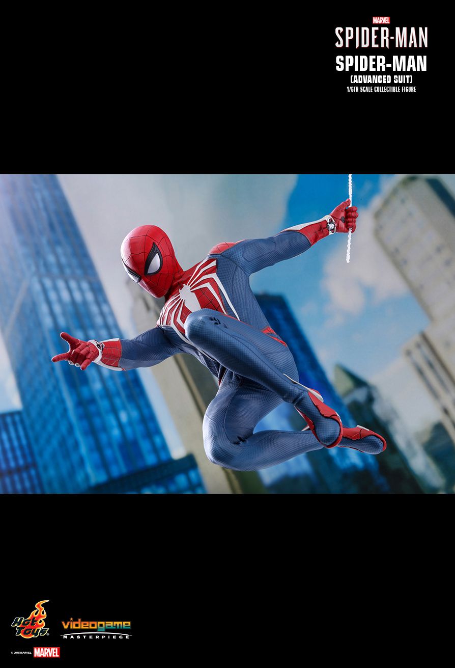 Spider-Man (Advanced-Suit-Version) 1/6-Actionfigur - Hot Toys