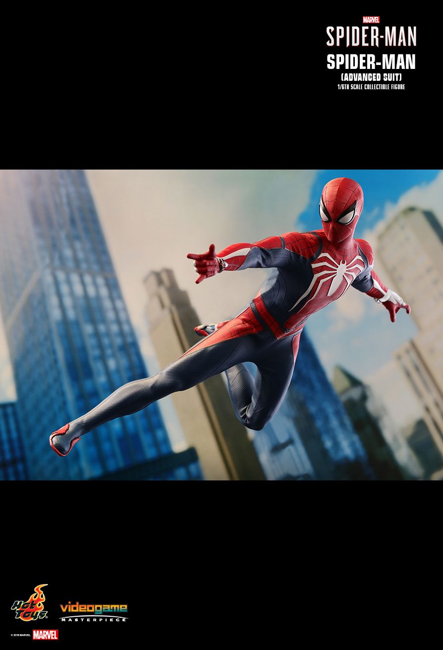 Spider-Man (Advanced-Suit-Version) 1/6-Actionfigur - Hot Toys