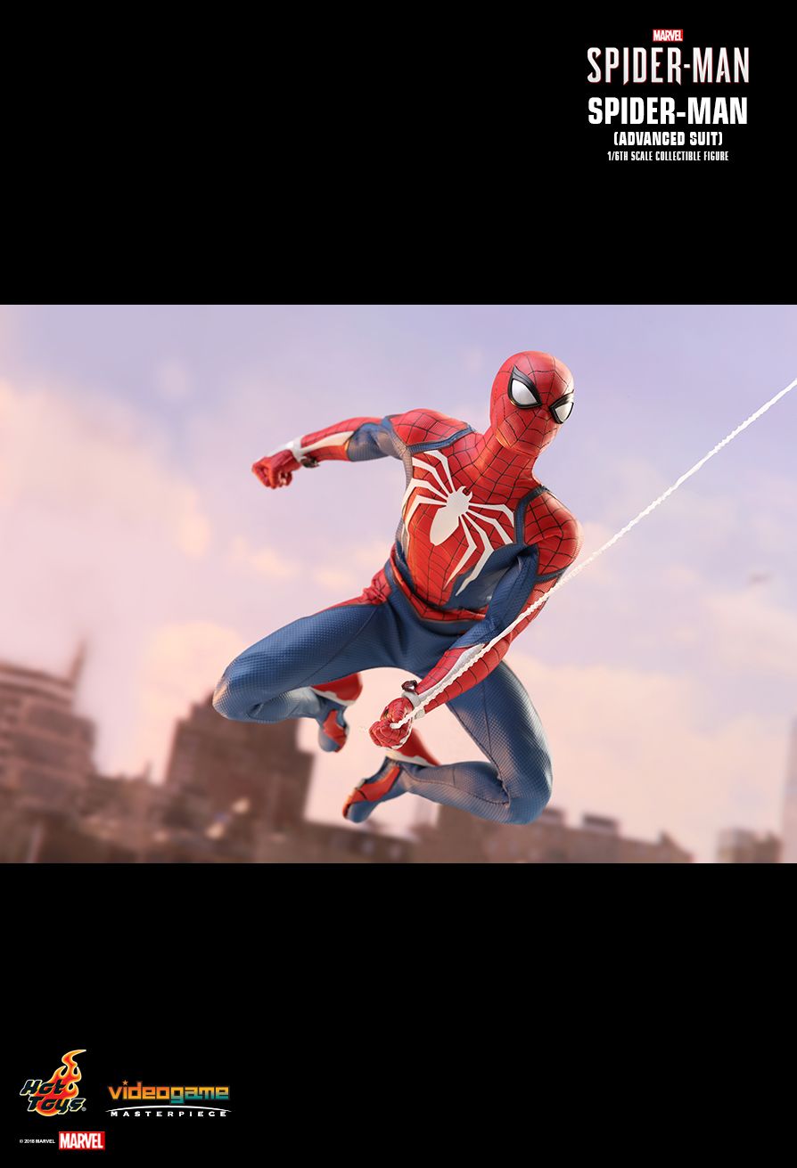 Spider-Man (Advanced-Suit-Version) 1/6-Actionfigur - Hot Toys