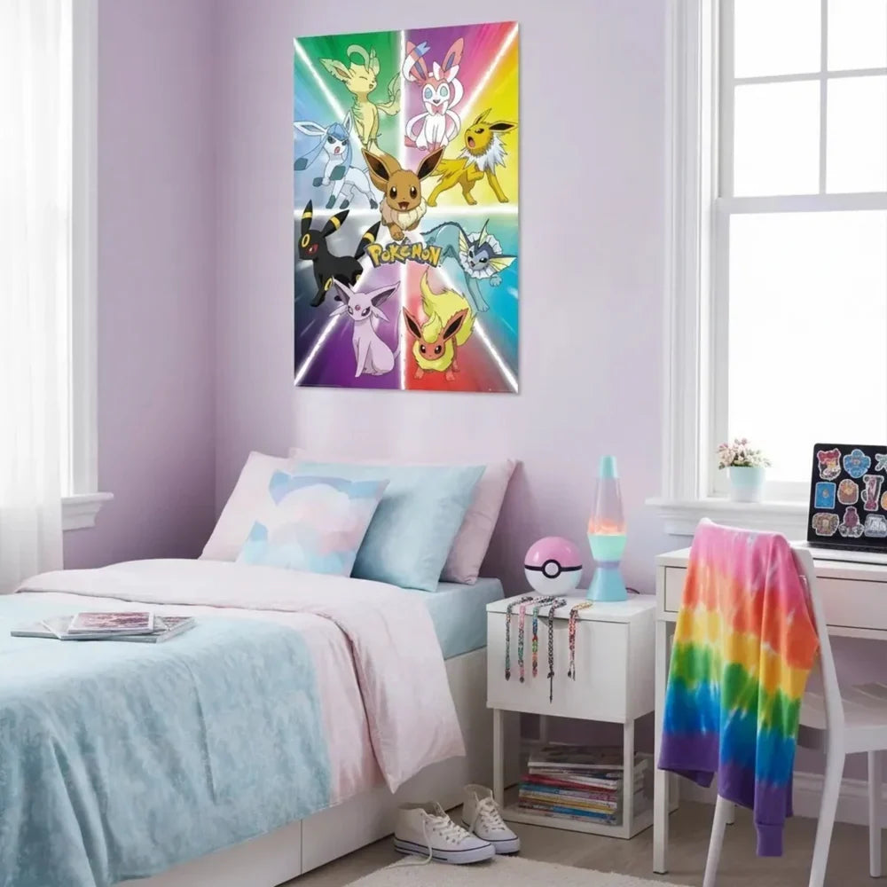 Pokémon Evoli-Entwicklungen Maxi-Wandposter - 61 x 91.5 cm