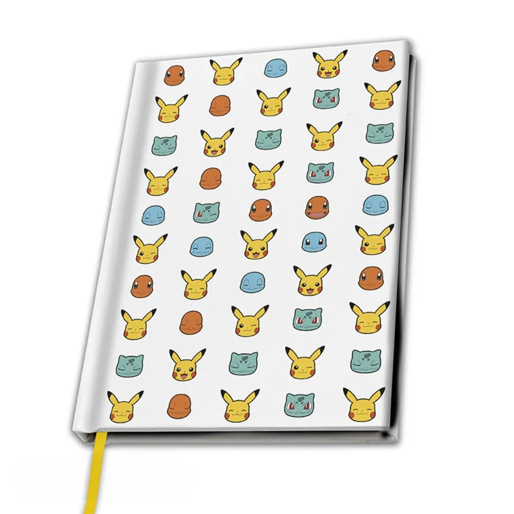 Pokémon-Starter-A5-Notizbuch - 180 linierte Seiten