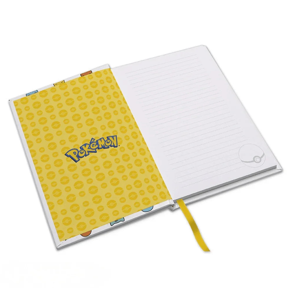 Pokémon-Starter-A5-Notizbuch - 180 linierte Seiten