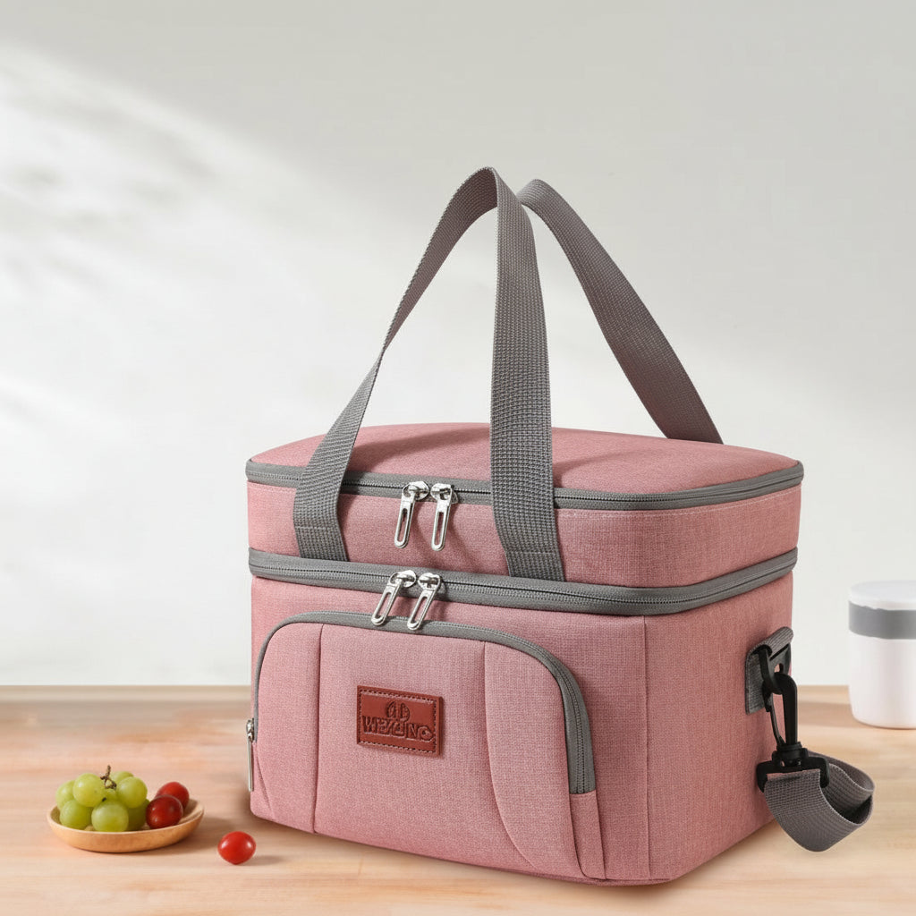 Multifunktionale Kühltaschen mit doppelten Schichten große Kapazität