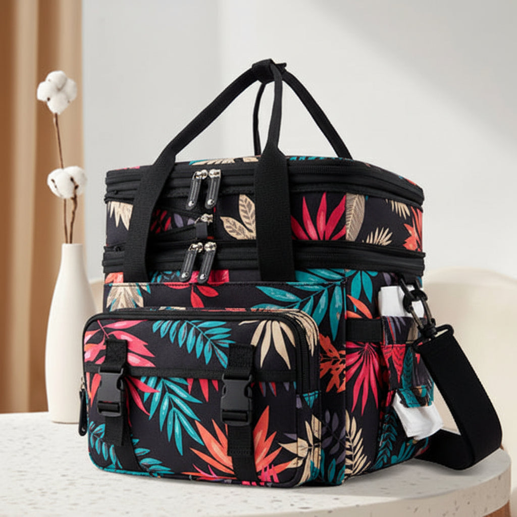 Multifunktionale Kühltaschen mit doppelten Schichten große Kapazität