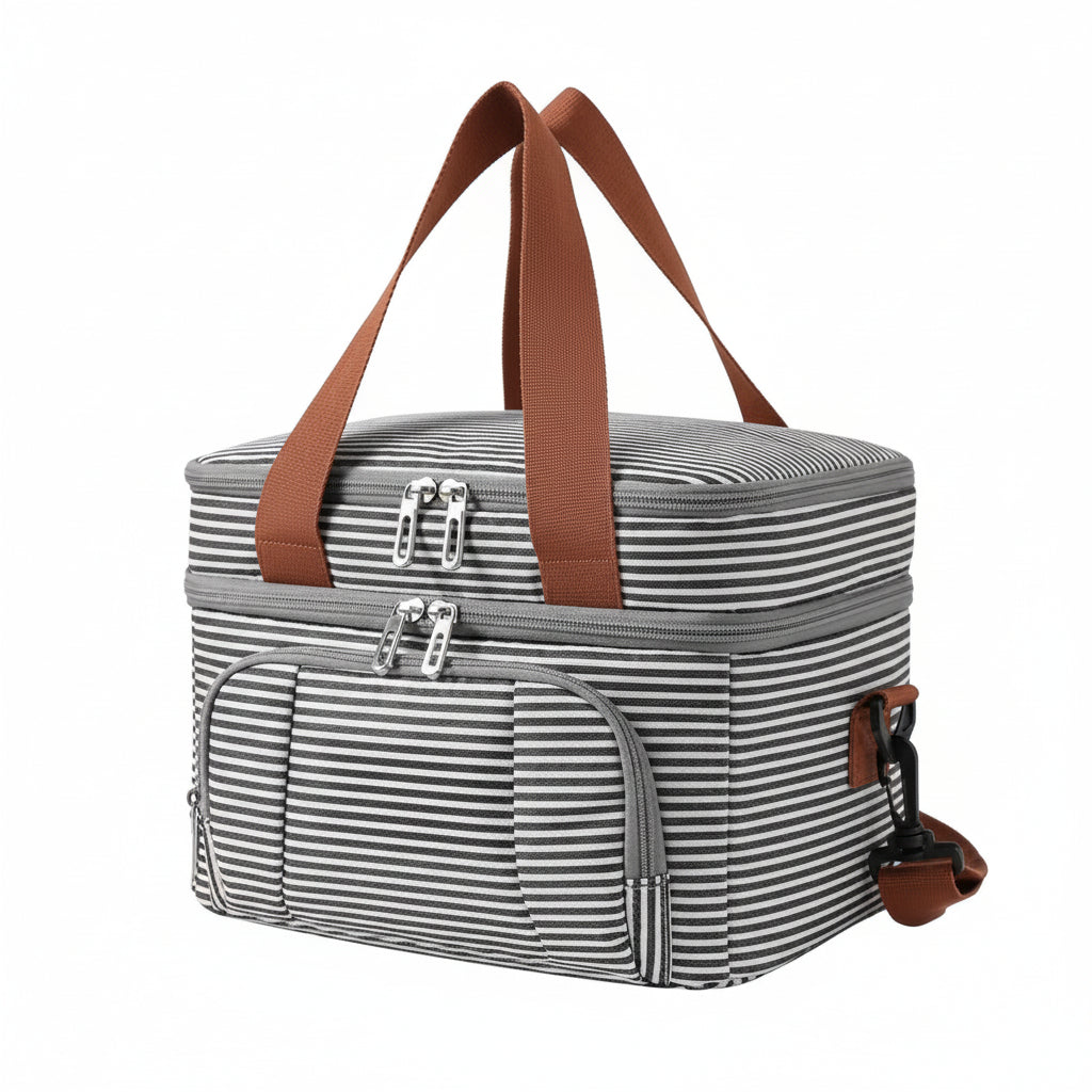 Multifunktionale Kühltaschen mit doppelten Schichten große Kapazität