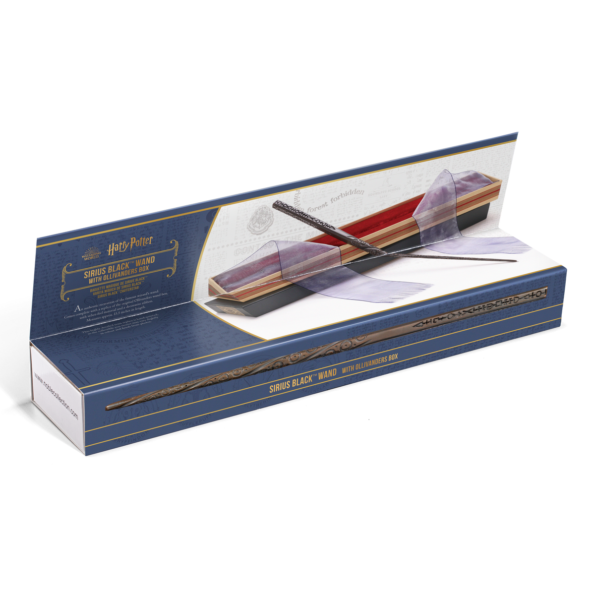Sirius Black Replica Wand in Ollivanders Box