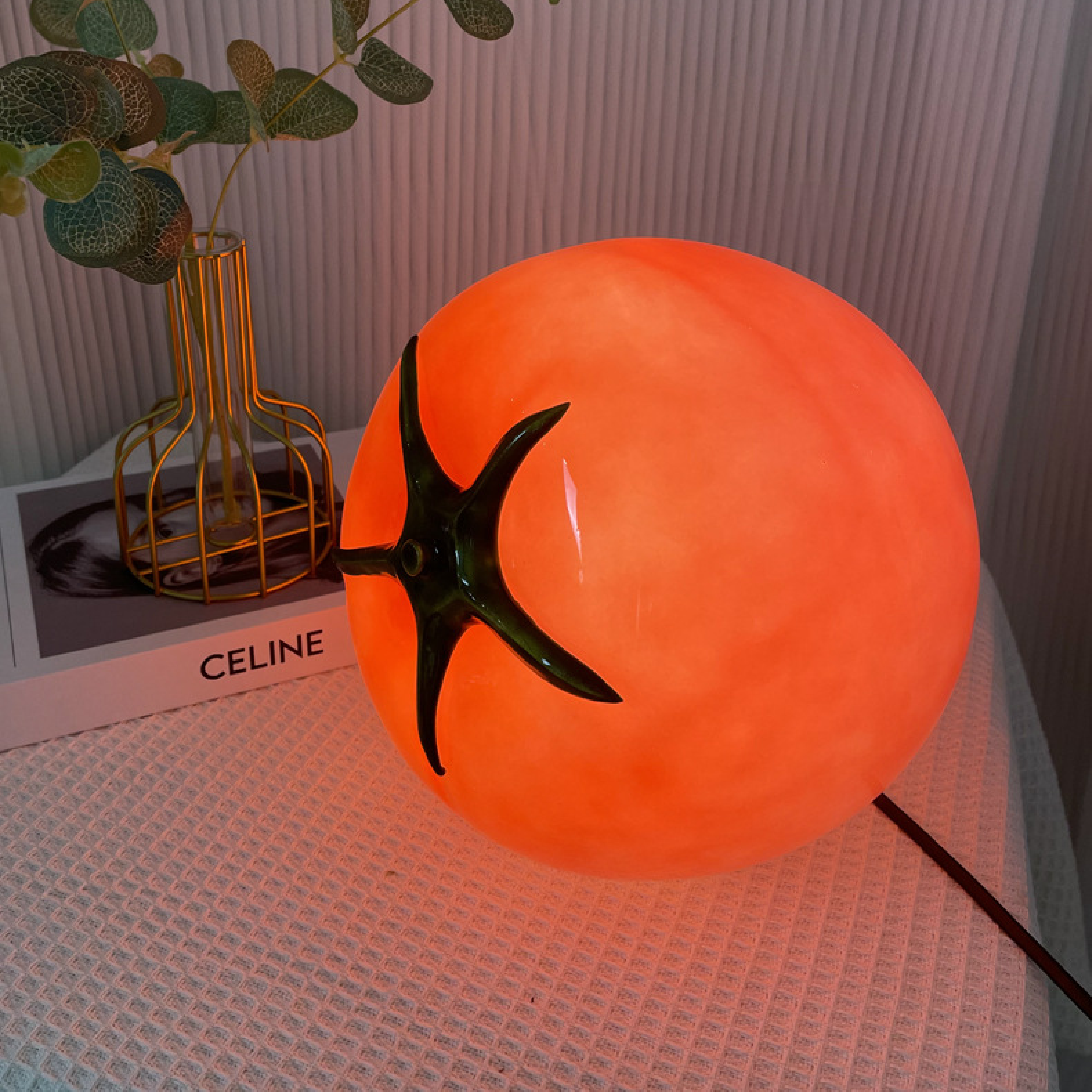 LED Tomaten Tischlampe | Modernes Küchendekor & einzigartige Beleuchtung