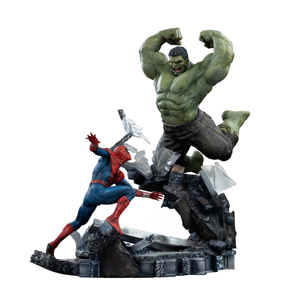 Spider-Man vs Hulk Statue - Spider-Man: Brand New Day - Art Scale 1/10 - Iron Studios - Pre-Order
