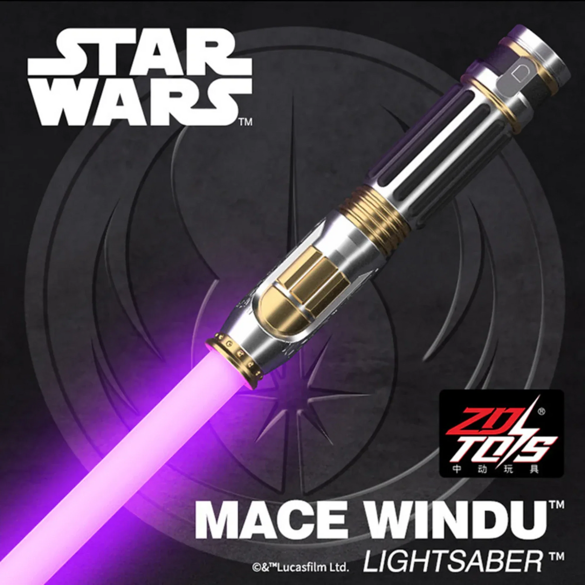 Mace Windu Lichtschwert-Replik 103 cm - ZD Toys