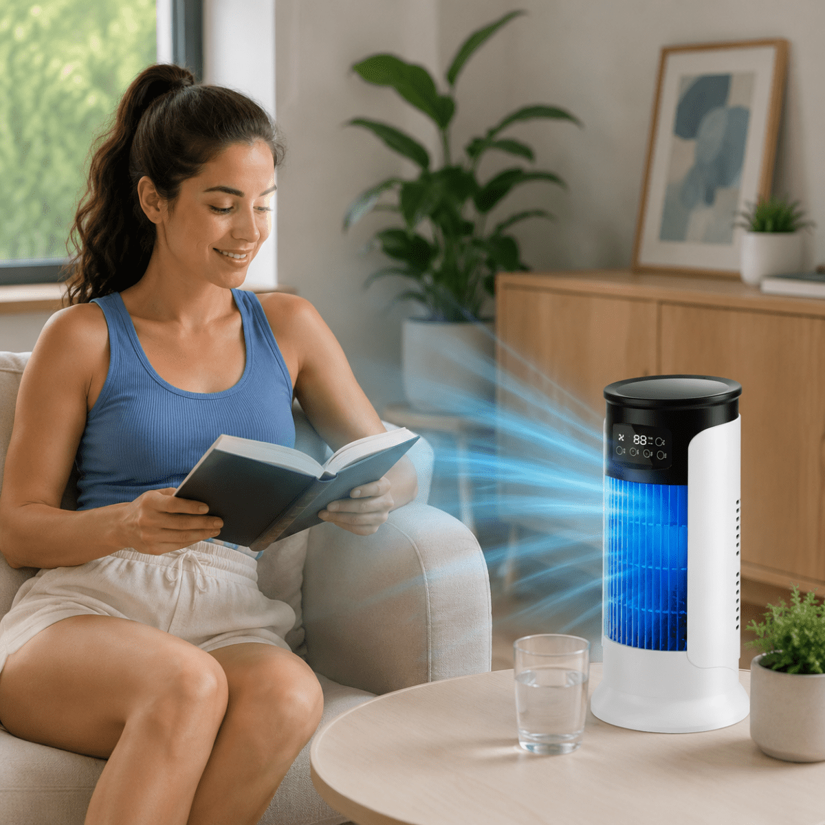 ARCTICFLOW | Compact Evaporative Air Cooler with 6 Speeds