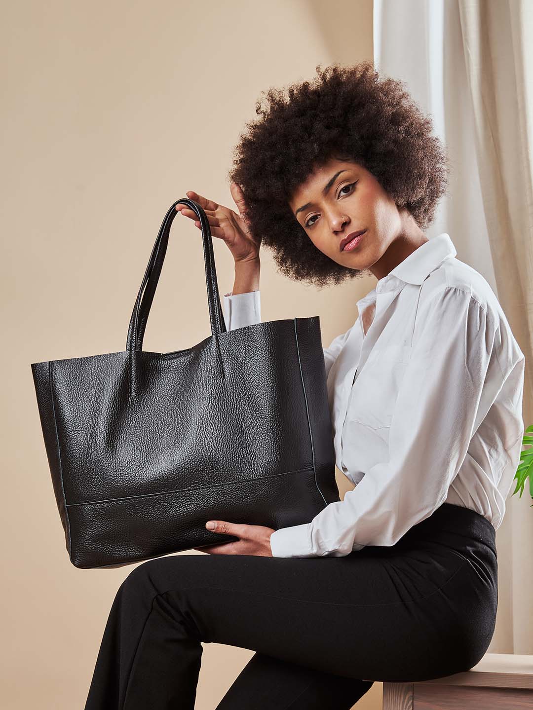 Die Carryall Leder-Tasche