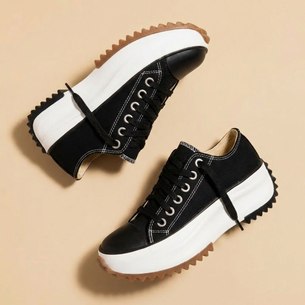 Evhone | Damen High-Top Canvas Sneakers