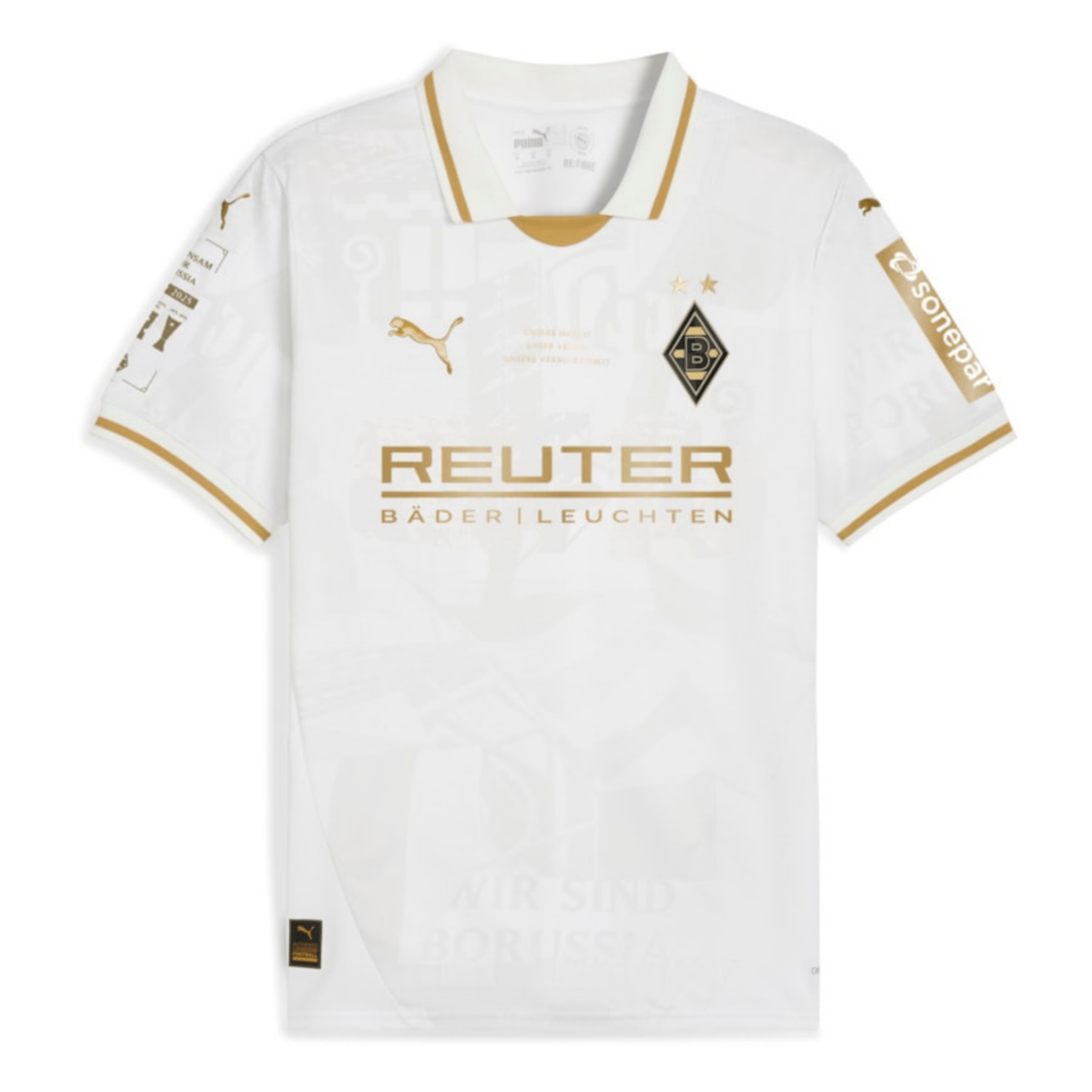 BMG BORUSSIA MÖNCHENGLADBACH Jersey 125 Years Anniversary Men 25 / 26
