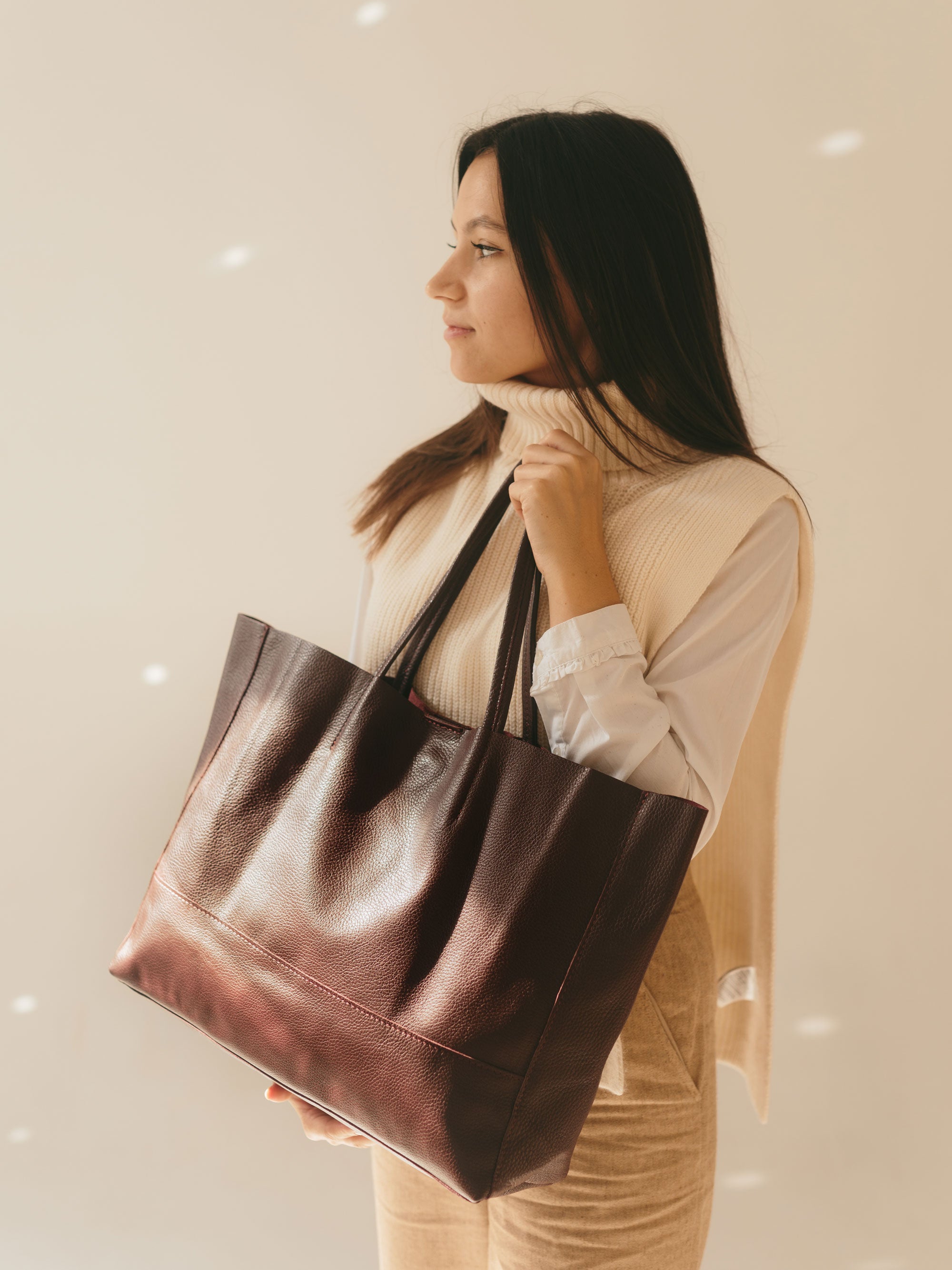 Die Carryall Leder-Tasche