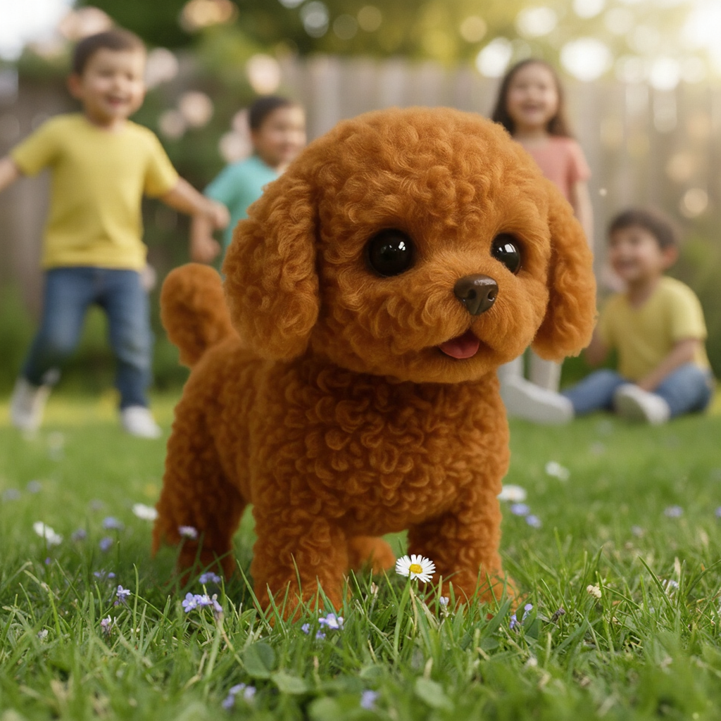 Roboter Welpe | Realistischer interaktiver Plüschhund