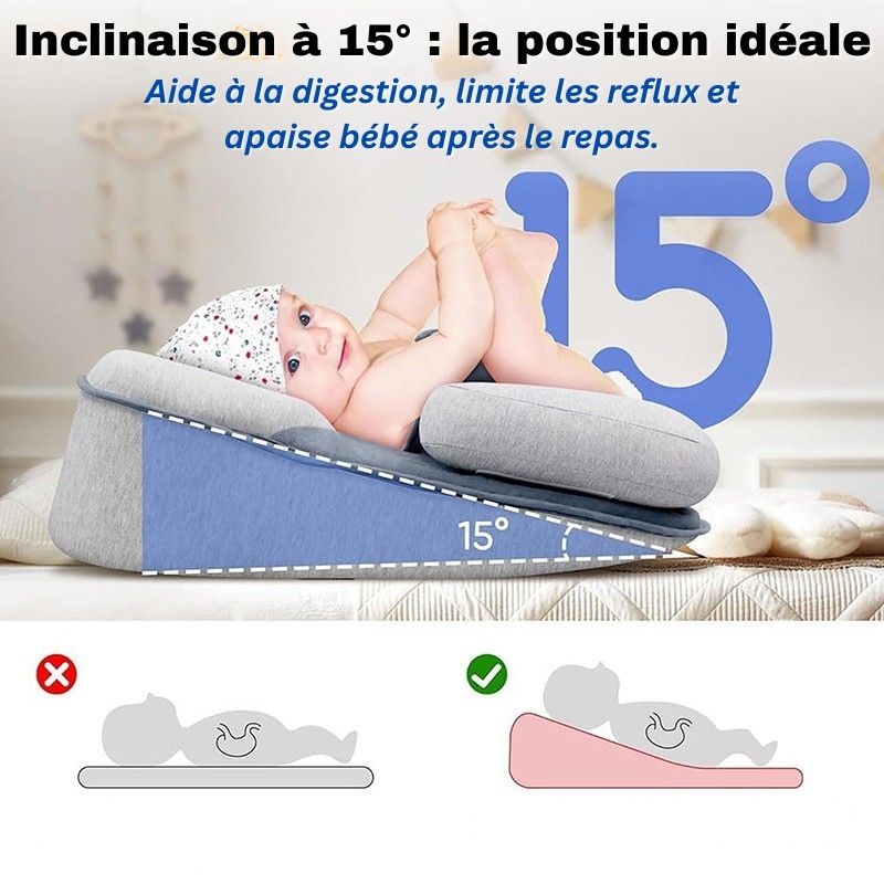 Ergonomic Baby Support Cushion with Washable Cover