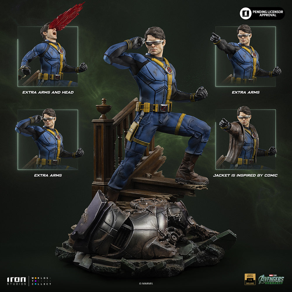 Cyclops-Statue in der Deluxe-Version - Avengers: Doomsday - Legacy Replica 1/4 - Iron Studios - Vorbestellung