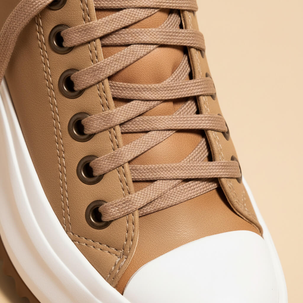 Evhone | Damen High-Top Canvas Sneakers