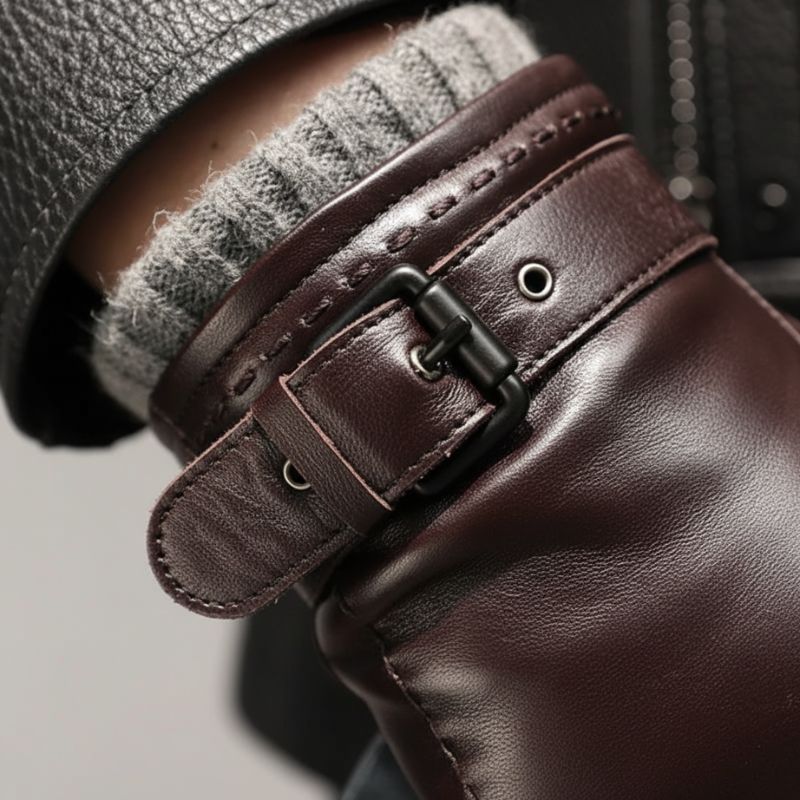 Aster Herren Italienische Lederhandschuhe