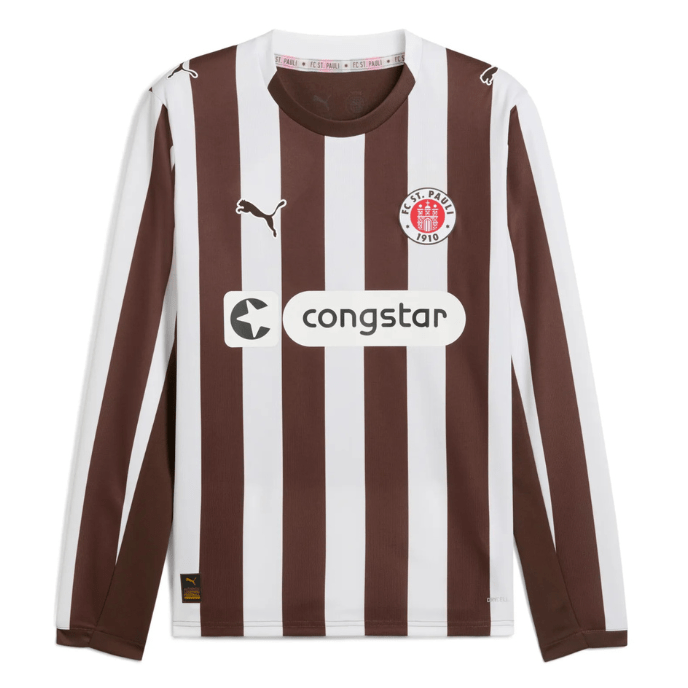 FCSP FC ST. PAULI Heim-Trikot Herren Langarm 25 / 26