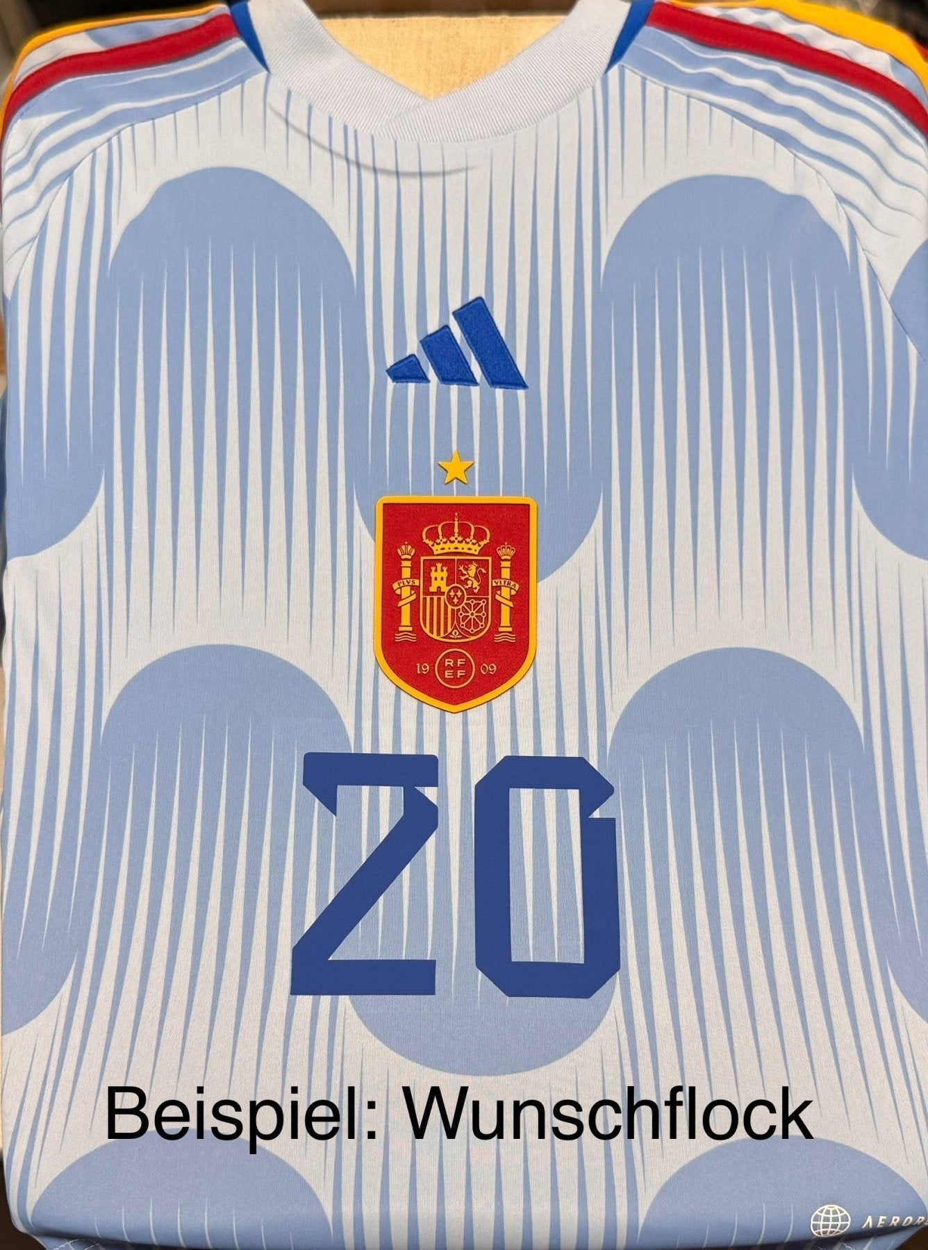 FEF SPANIEN AUTHENTISCHES Auswärts-Trikot Herren WM 2022