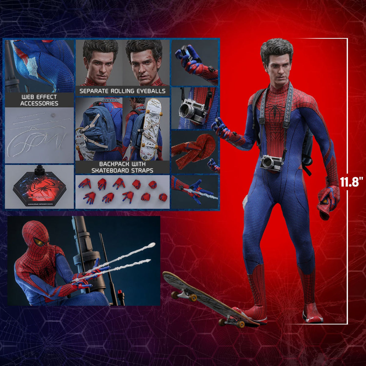The Amazing Spider-Man 1/6-Actionfigur - Hot Toys