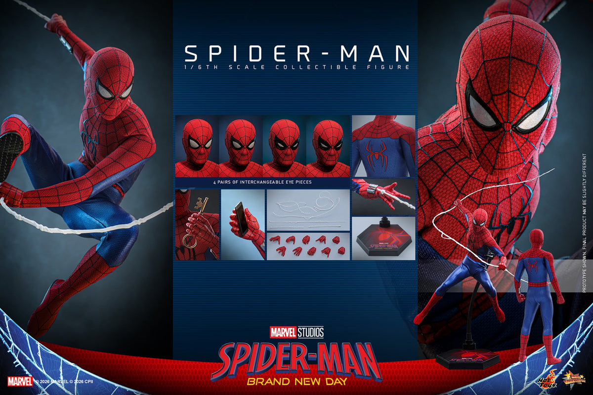 Spider-Man (Brand New Day) 1/6-Skala-Actionfigur - Hot Toys