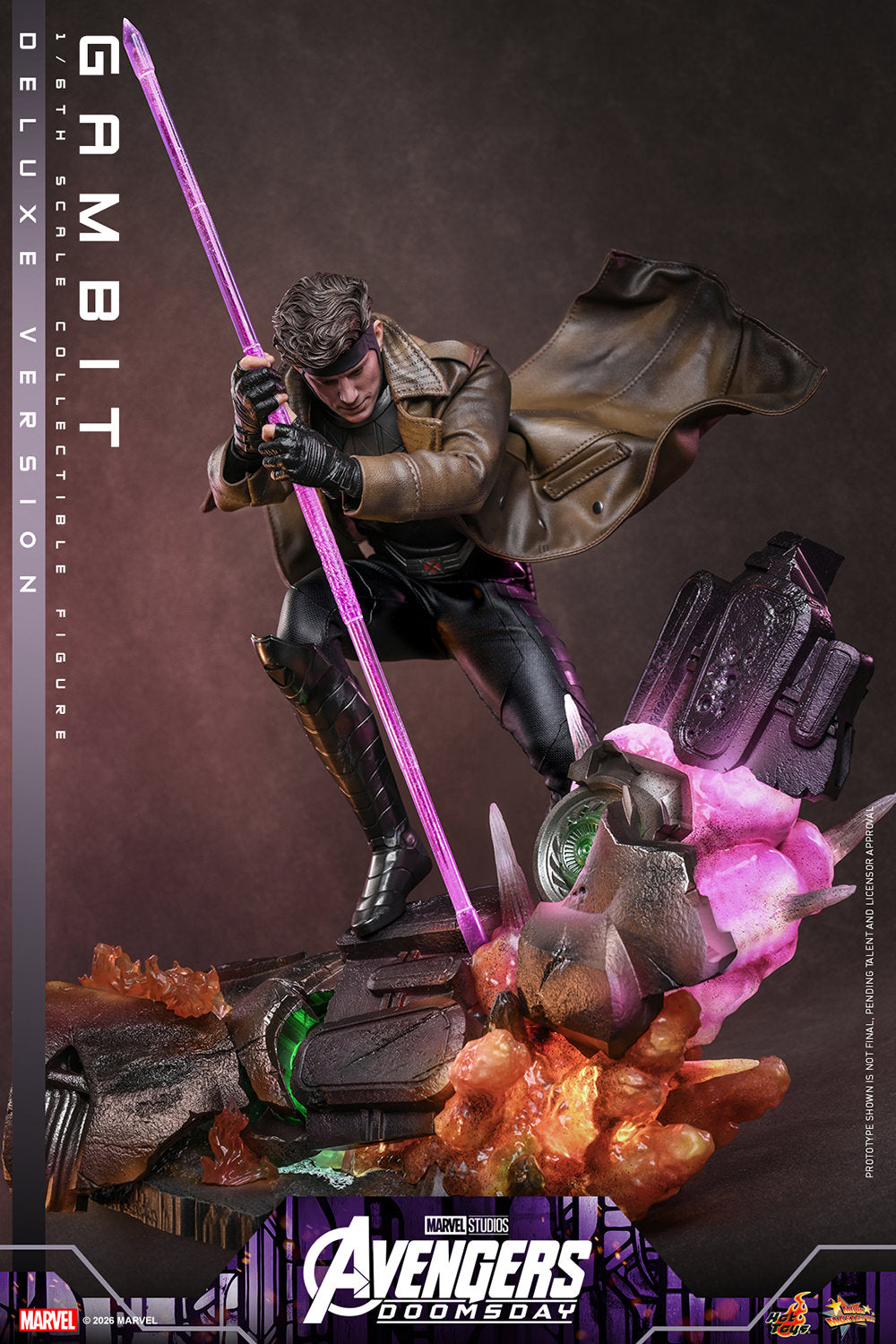Gambit (Avengers: Doomsday - Version Deluxe) Figurine articulée à l’échelle 1/6 - Hot Toys