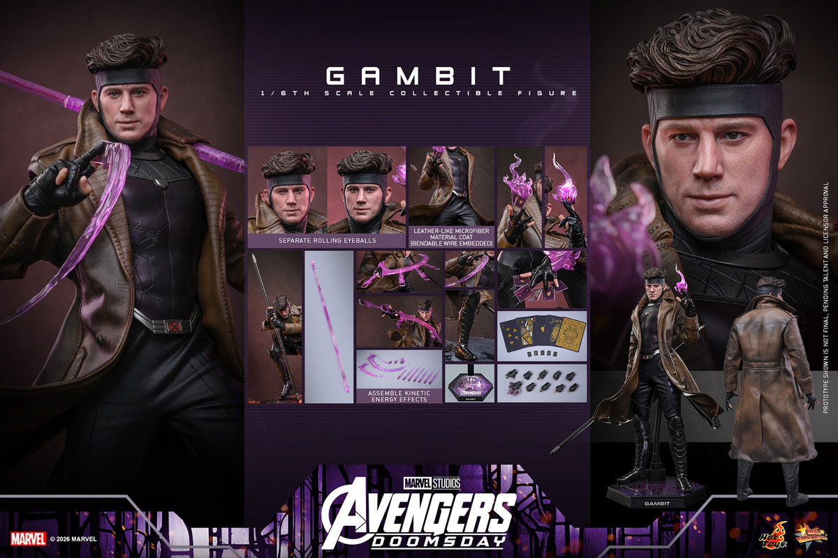 Gambit (Avengers: Doomsday) 1/6-Skala-Actionfigur - Hot Toys