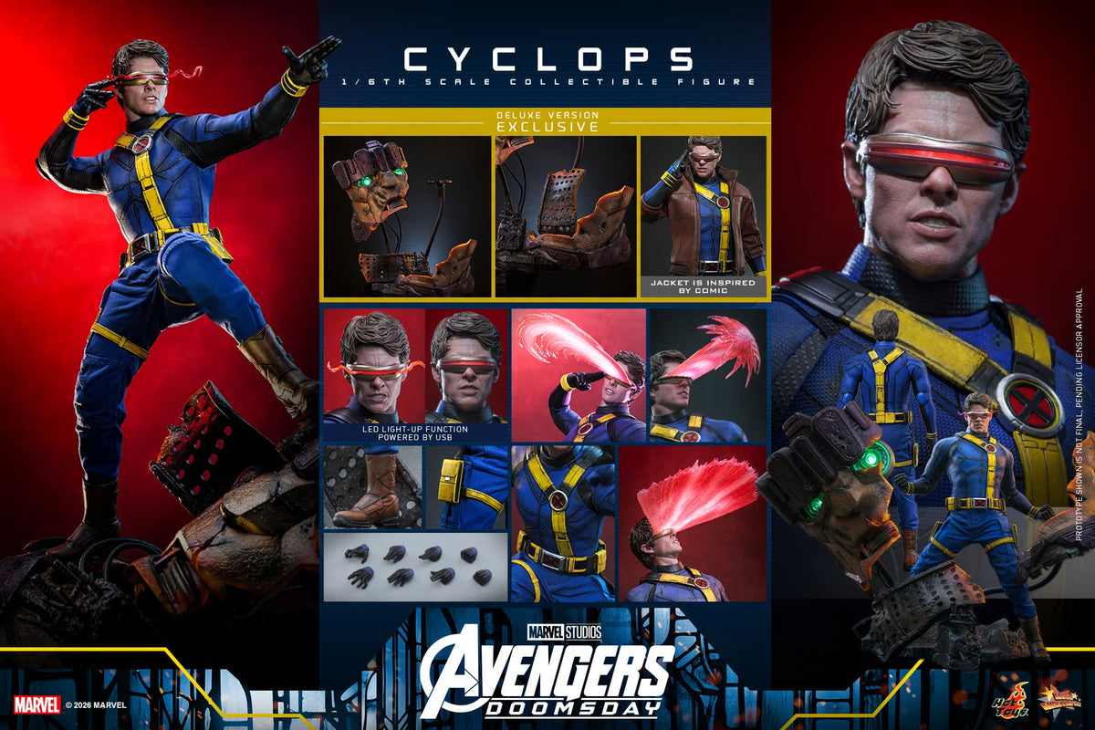 Cyclops (Avengers: Doomsday - Deluxe-Version) 1/6-Skala-Actionfigur - Hot Toys
