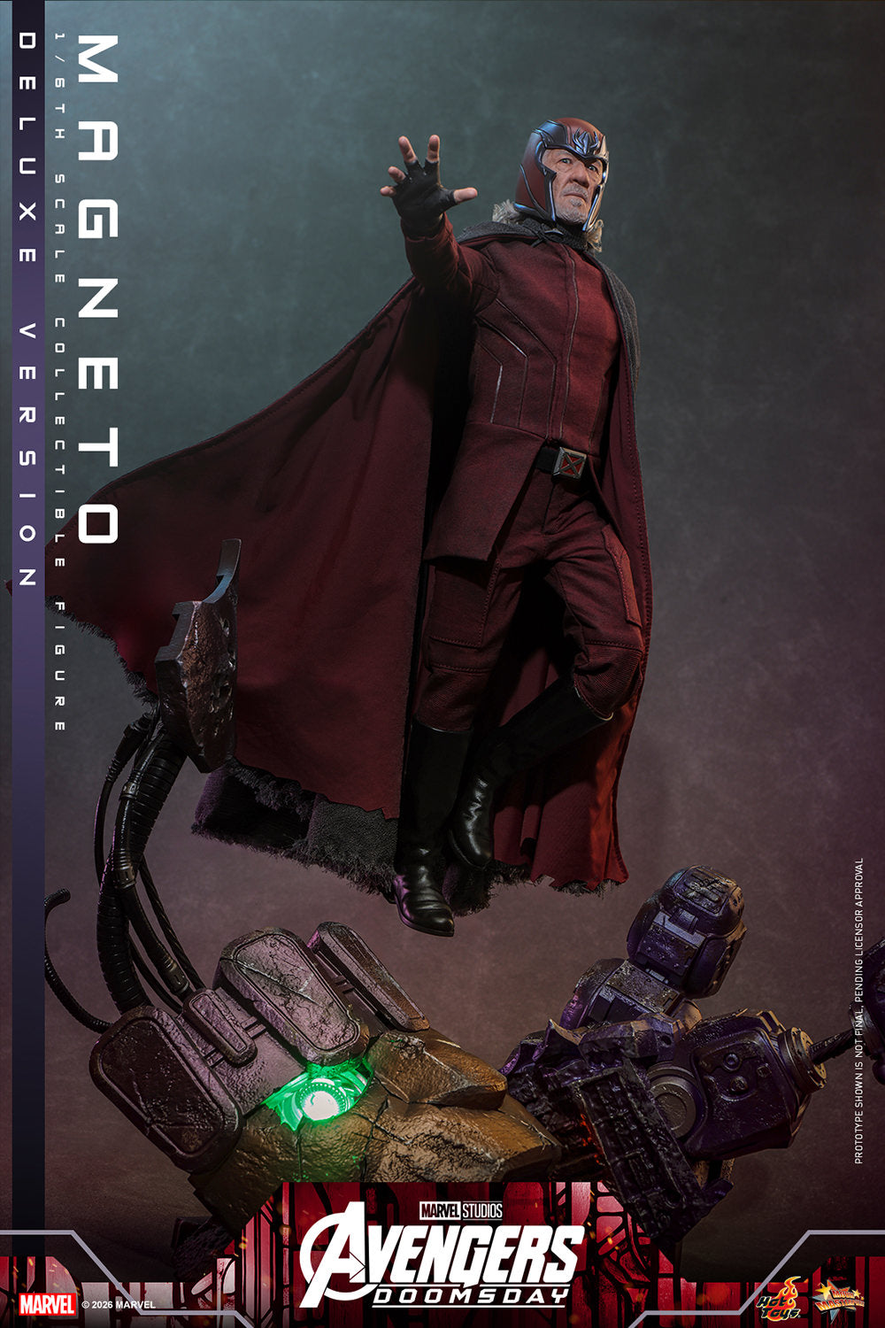Magneto (Avengers: Doomsday - Deluxe-Version) Actionfigur im Maßstab 1/6 - Hot Toys