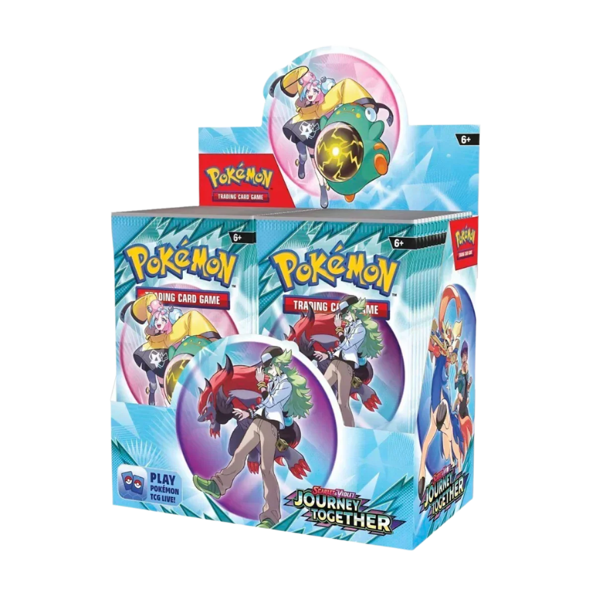 Pokémon-Sammelkartenspiel - Karmesin & Purpur - Reise gemeinsam - Booster-Box (36x Packs)