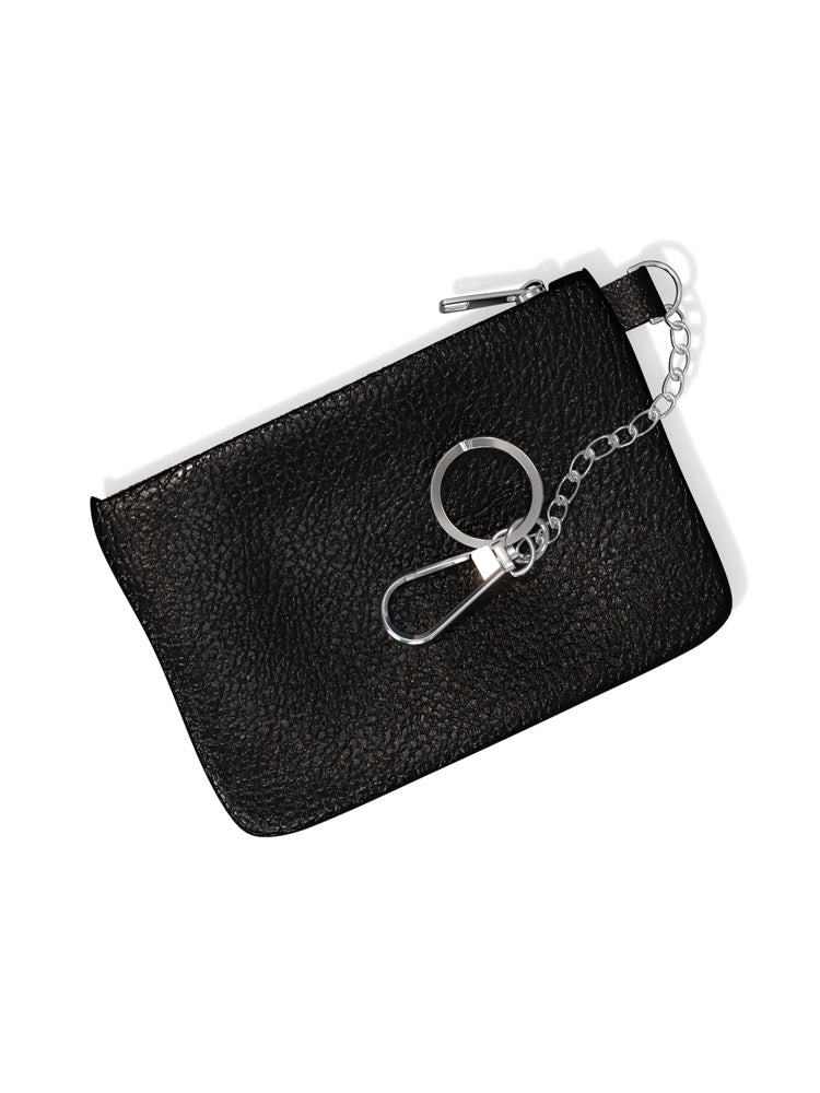 Leder Mini-Geldbörse Schlüsselanhänger