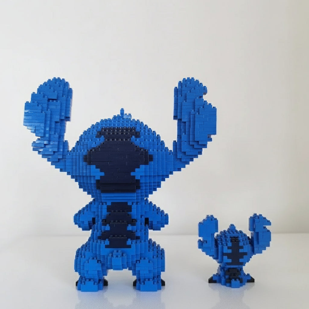 Blue Creature Building Block Set, 2,276 Pieces