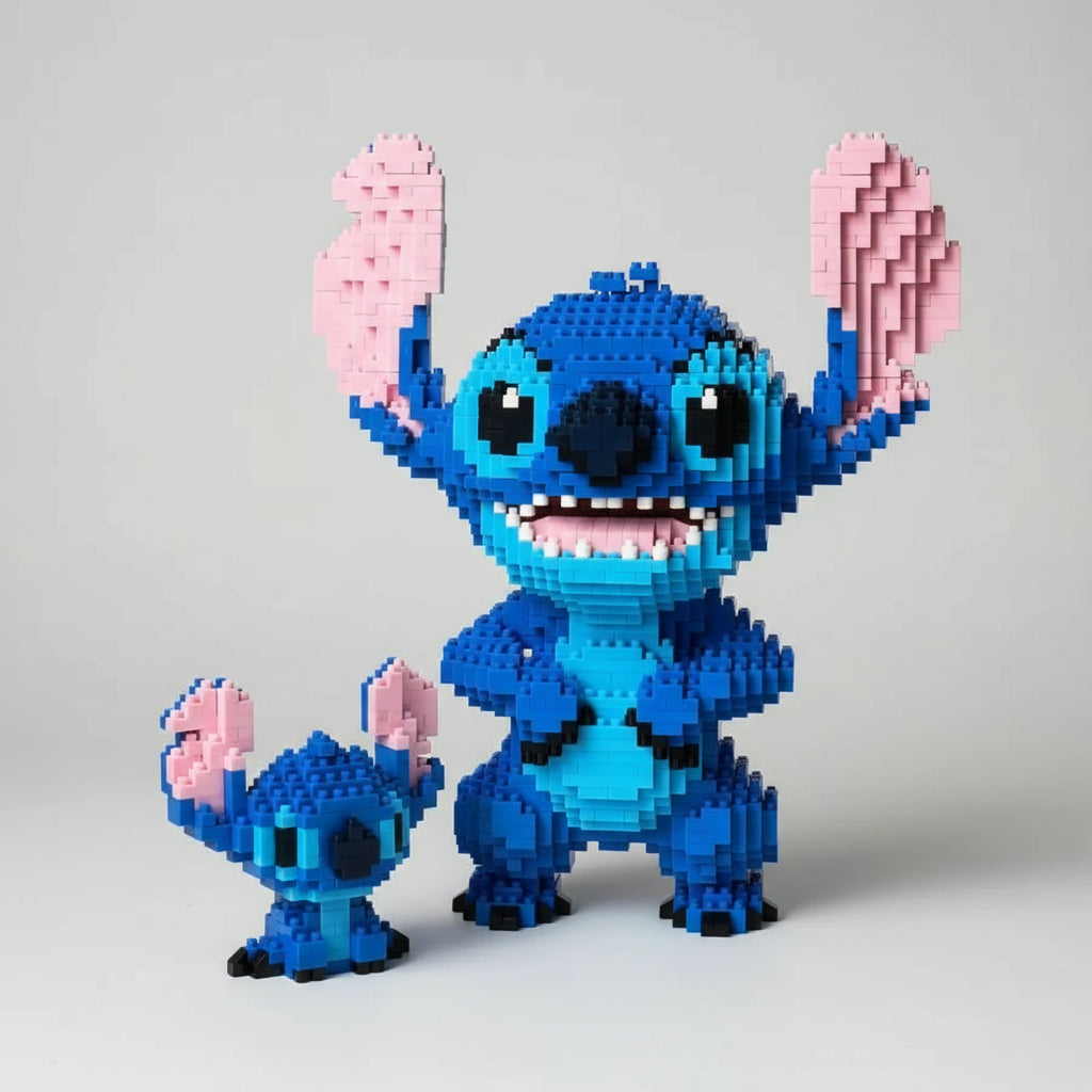 Blue Creature Building Block Set, 2,276 Pieces