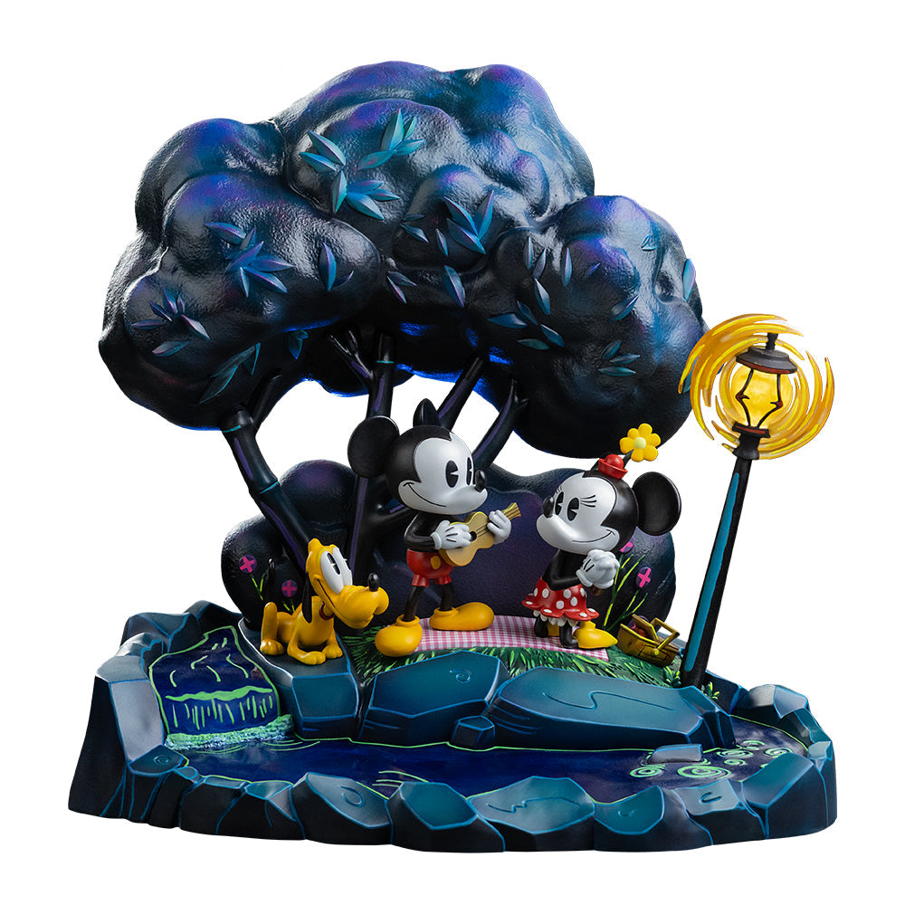 Statue von Mickey, Minnie und Pluto im Park - Disney Classics - Deluxe Art Scale 1/10 - Vorbestellung