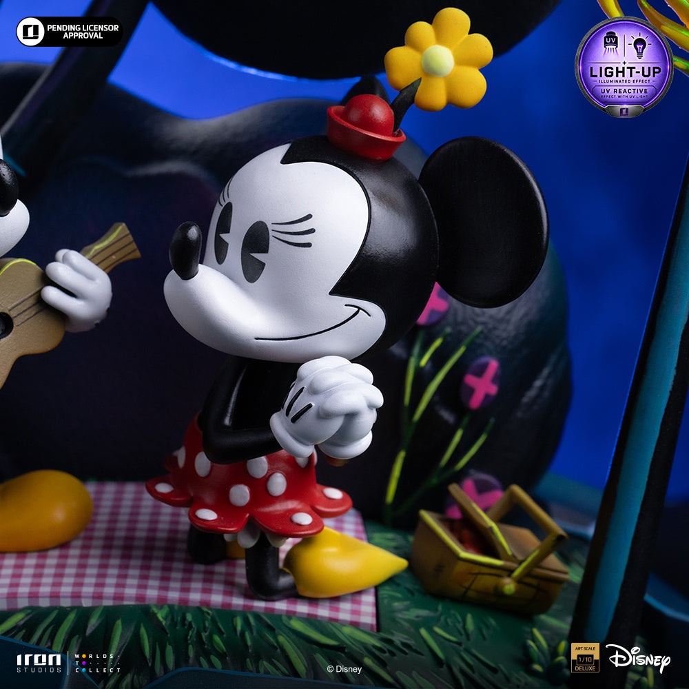 Statue von Mickey, Minnie und Pluto im Park - Disney Classics - Deluxe Art Scale 1/10 - Vorbestellung