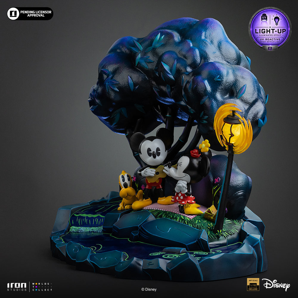 Statue von Mickey, Minnie und Pluto im Park - Disney Classics - Deluxe Art Scale 1/10 - Vorbestellung