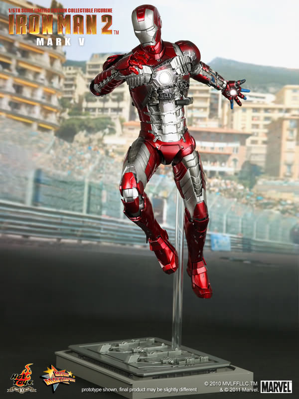 Iron Man (Mark V) 1/6 Scale Action Figure - Hot Toys