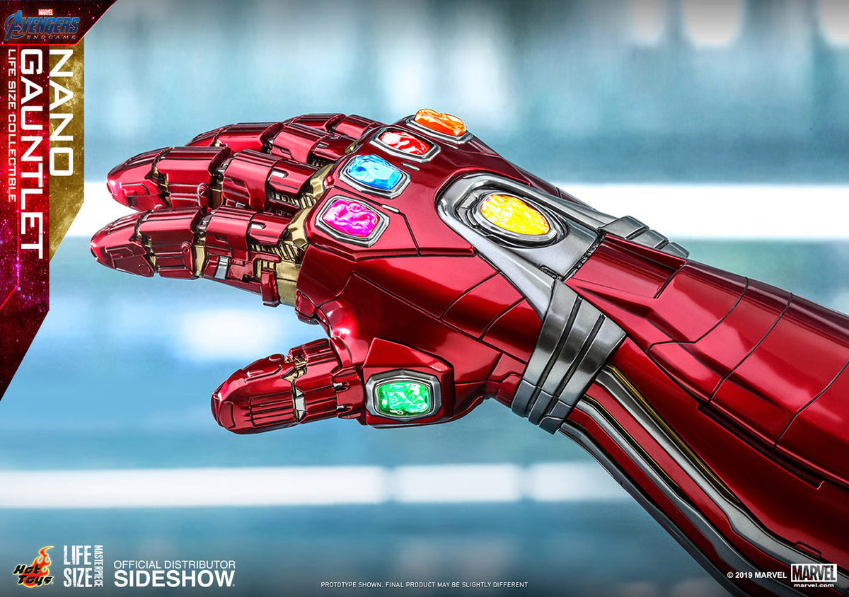 Réplique grandeur nature du Gant Nano de Hot Toys - Présentation LED de 52 cm